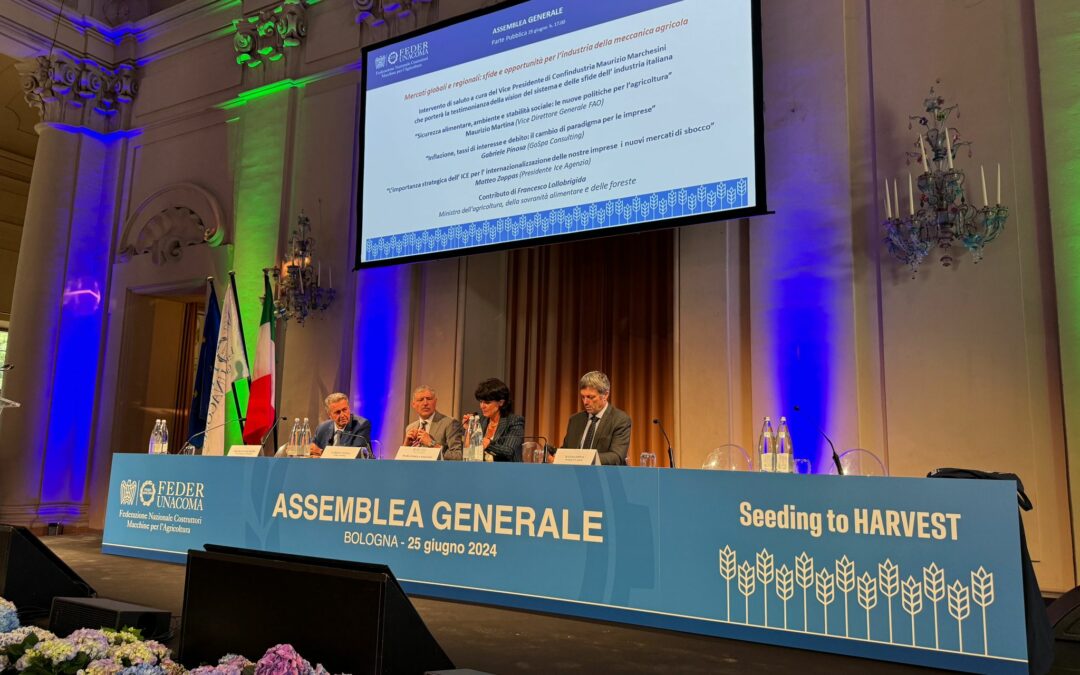 Sfide e opportunità dell’industria agrimeccanica all’Assemblea FederUnacoma